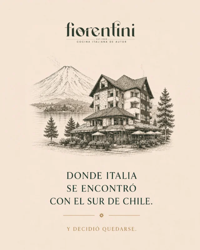 Hay lugares que cuentan historias.
Y hay historias que encuentran su lugar. ✨

En Fiorentini, Italia se encontró con el sur de Chile… y decidió quedarse. 🇮🇹🌿

Una cocina donde la tradición italiana se encuentra con los sabores, productos y paisajes de nuestra tierra. Platos hechos para disfrutar sin prisa, compartir y volver.

Fiorentini — Cocina Italiana de Autor.
Donde Italia se encontró con el sur de Chile.
